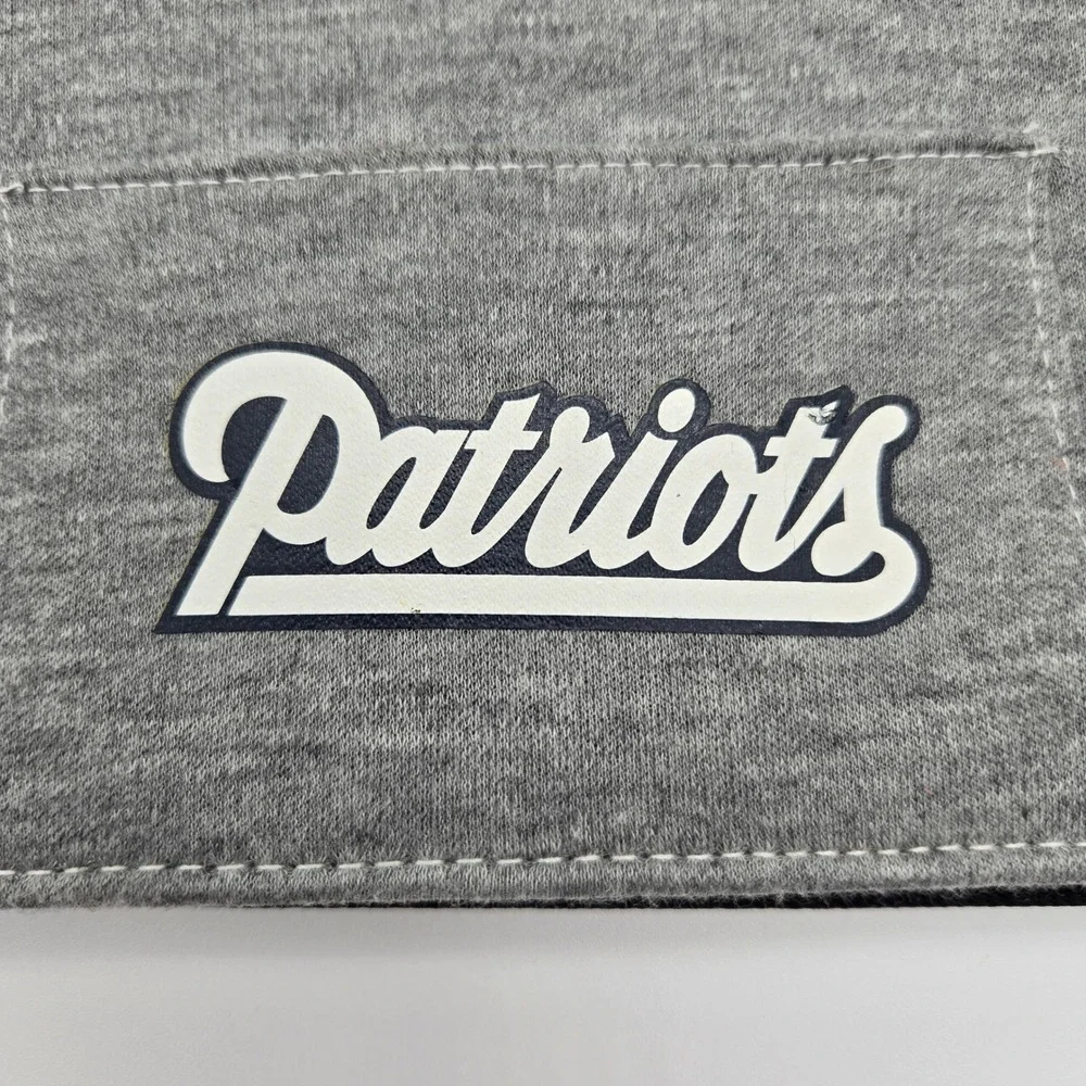 NFL New England Patriots Hoodie Notebook‎ Cover Gray Sports Fan Gameday Novelty